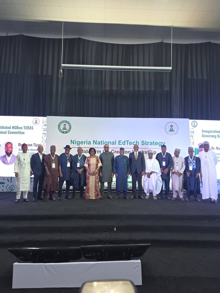 LASU VC, PROFESSOR OLATUNJI-BELLO, INAUGURATED INTO NgREN/TERAS GOVERNING BOARD