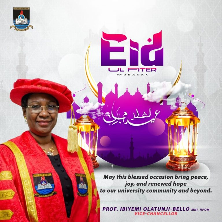 VICE-CHANCELLOR FELICITATES MUSLIM FAITHFUL ON EID UL-FITR