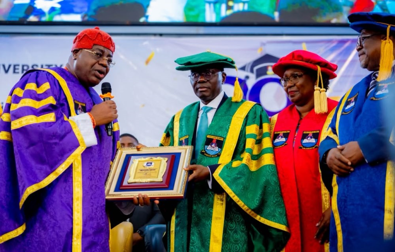 LASU 29th/30th Combined Convocation: Harvest Of Honours As Olatunji-Bello Enters Coveted Circle Of Distinguished Professors